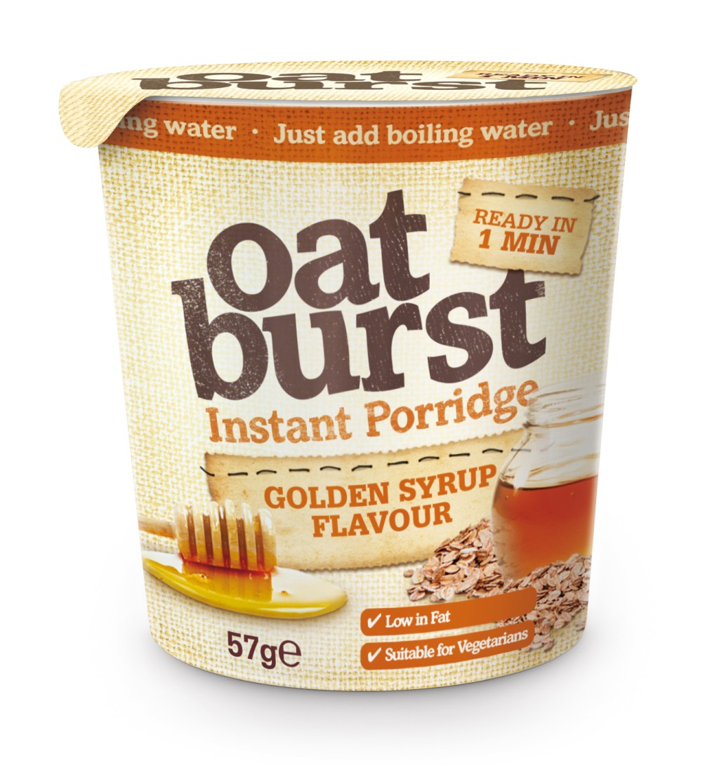 OATBURST Golden Syrup Porridge Pots