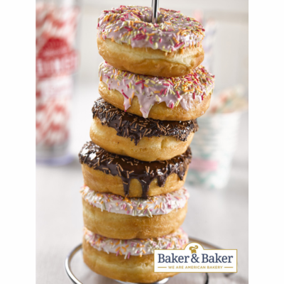 BAKER & BAKER Topped Mixed Ring Doughnuts