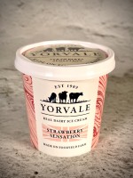 YORVALE Strawberry Ice Cream Tubs