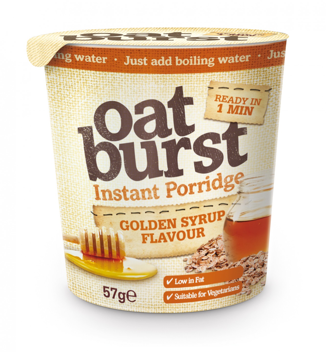 Oatburst Golden Syrup Porridge Pots