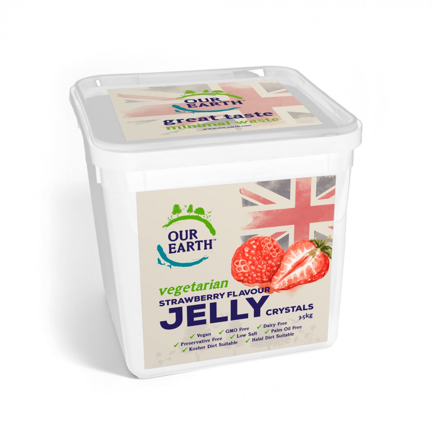 Bulk Buy Vegetarian Strawberry Jelly Crystals Wholesale KFF