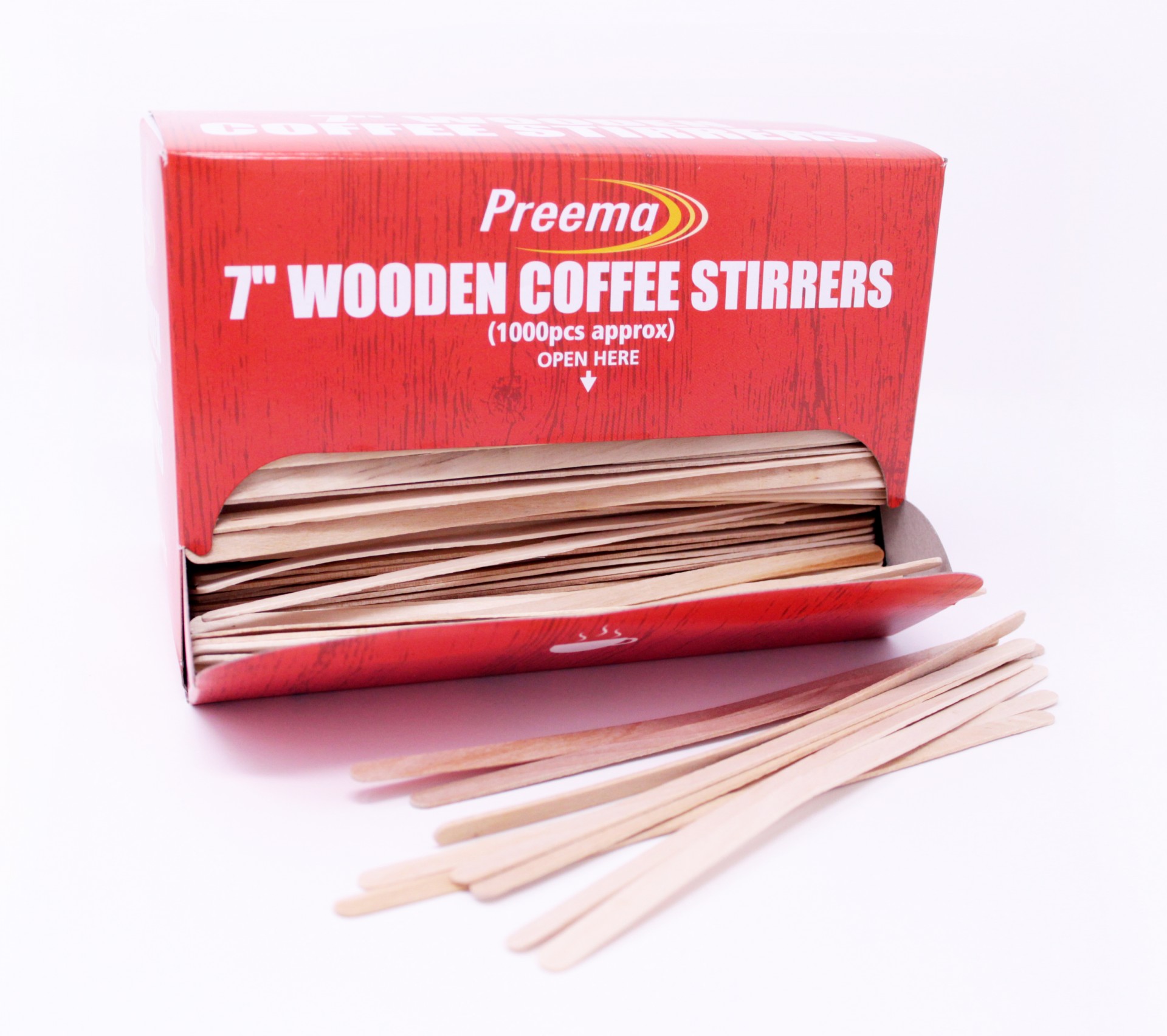 Bulk Buy 7" Wooden Coffee Stirrers Wholesale KFF