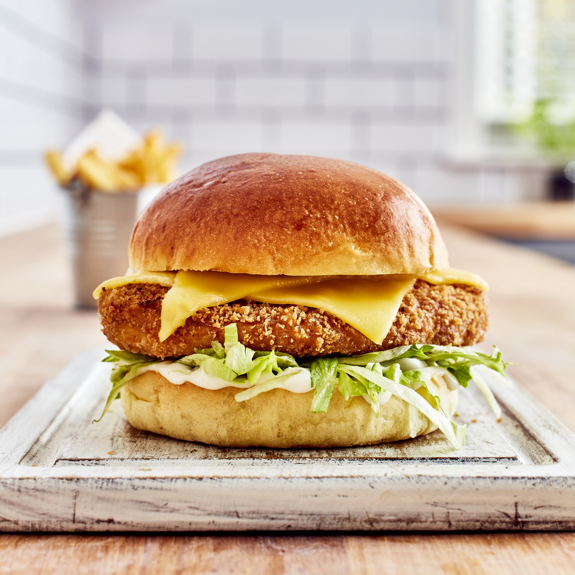 Bulk Buy QUORN Vegan Buttermilk Chicken Burger Wholesale KFF