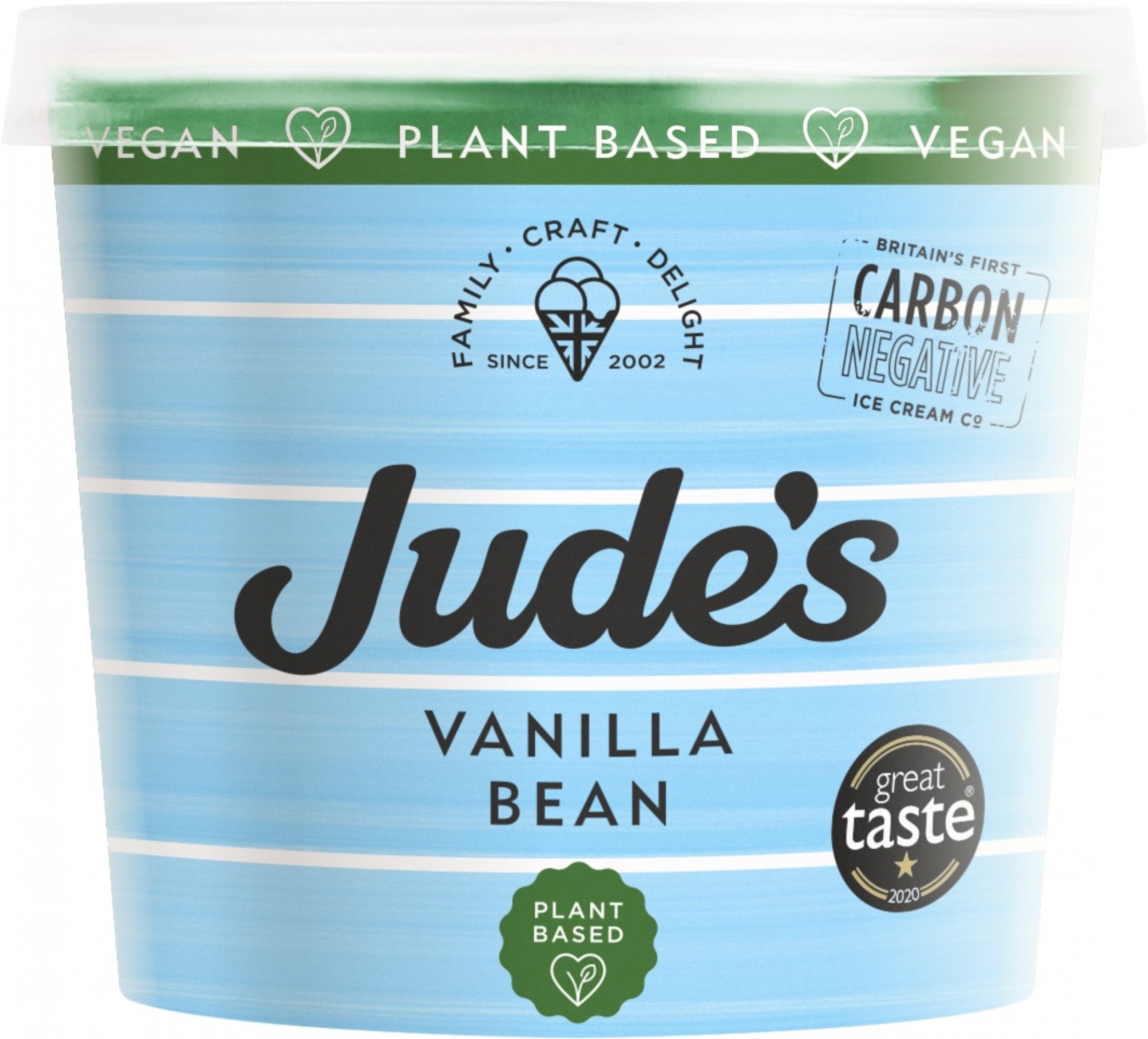 Bulk Buy JUDE'S Vegan Vanilla Ice Cream Tubs Wholesale KFF