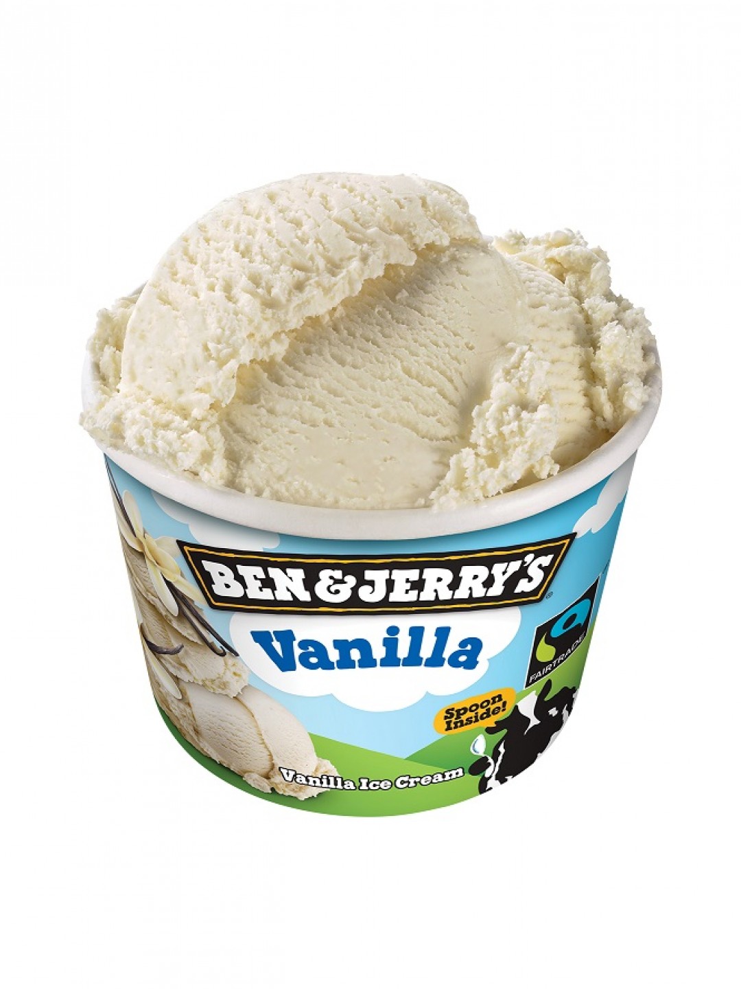 BEN & JERRY'S Vanilla Ice Cream Tubs