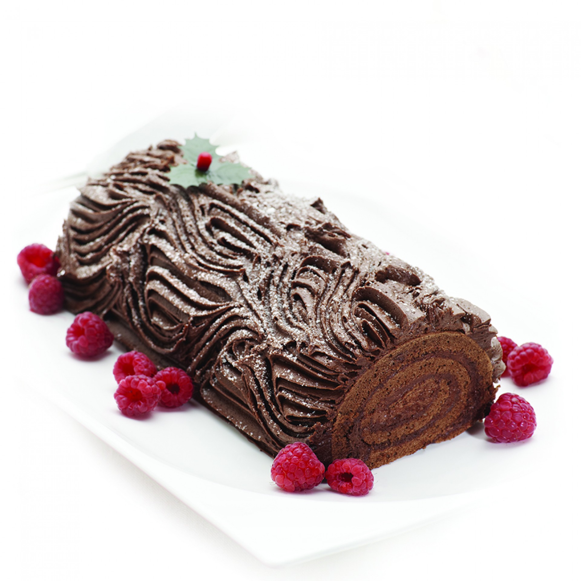 Christmas Chocolate Yule Log