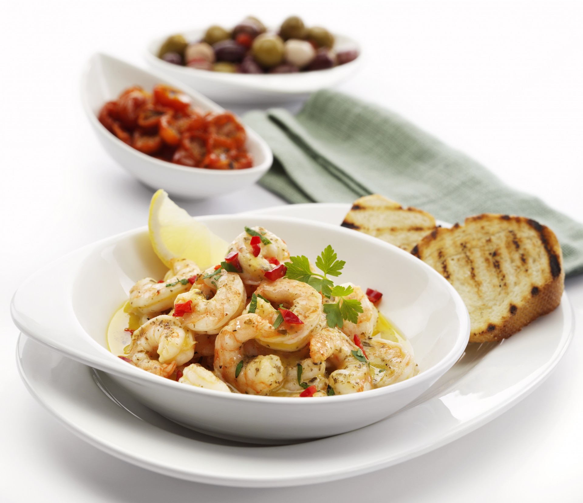 Garlic & Herb Marinated King Prawns