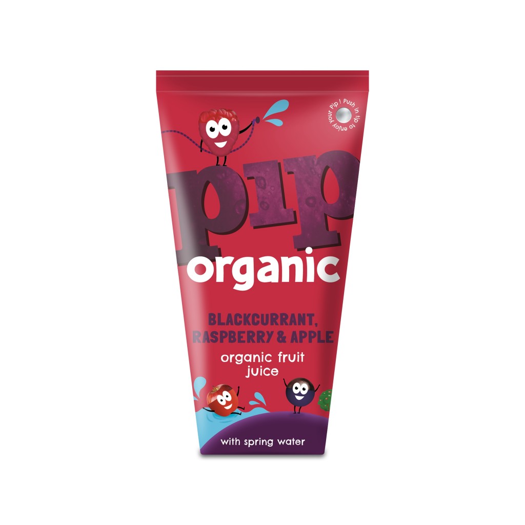 PIP ORGANIC Blackcurrant Raspberry & Apple Juice