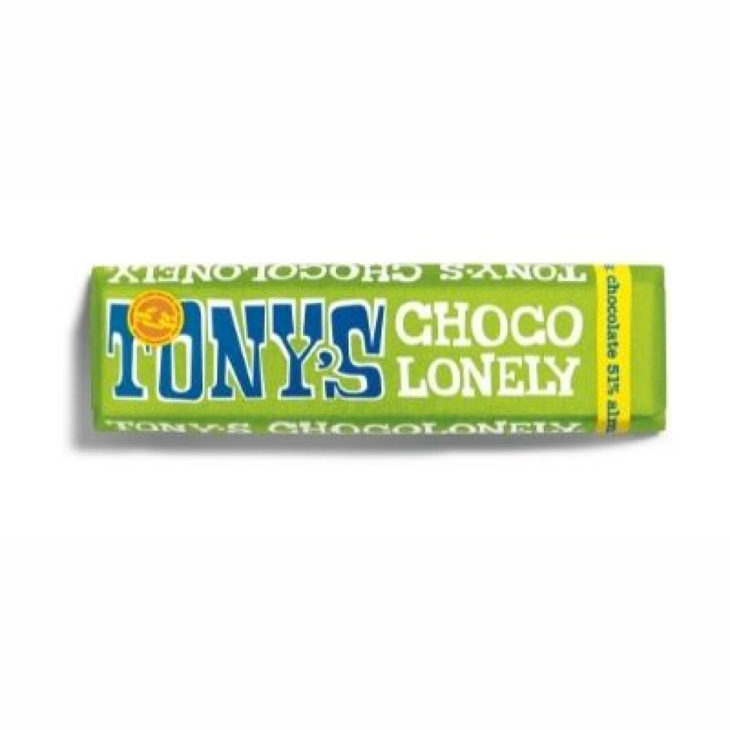 TONYS CHOCOLONELY Dark Almond Sea Salt Bars