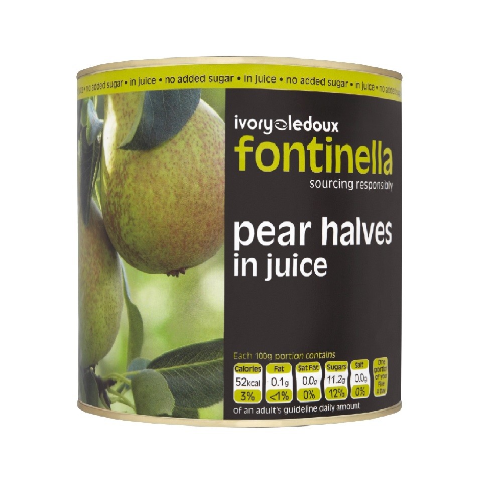 FONTINELLA Pear Halves in Juice