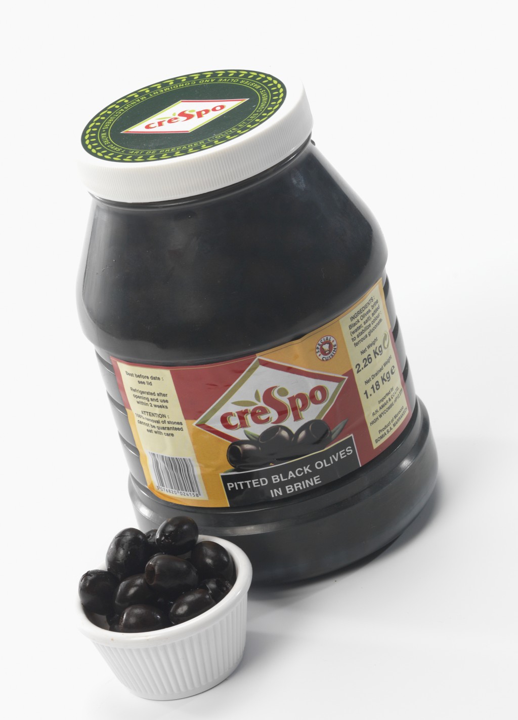 CRESPO Black Olives (Pitted)