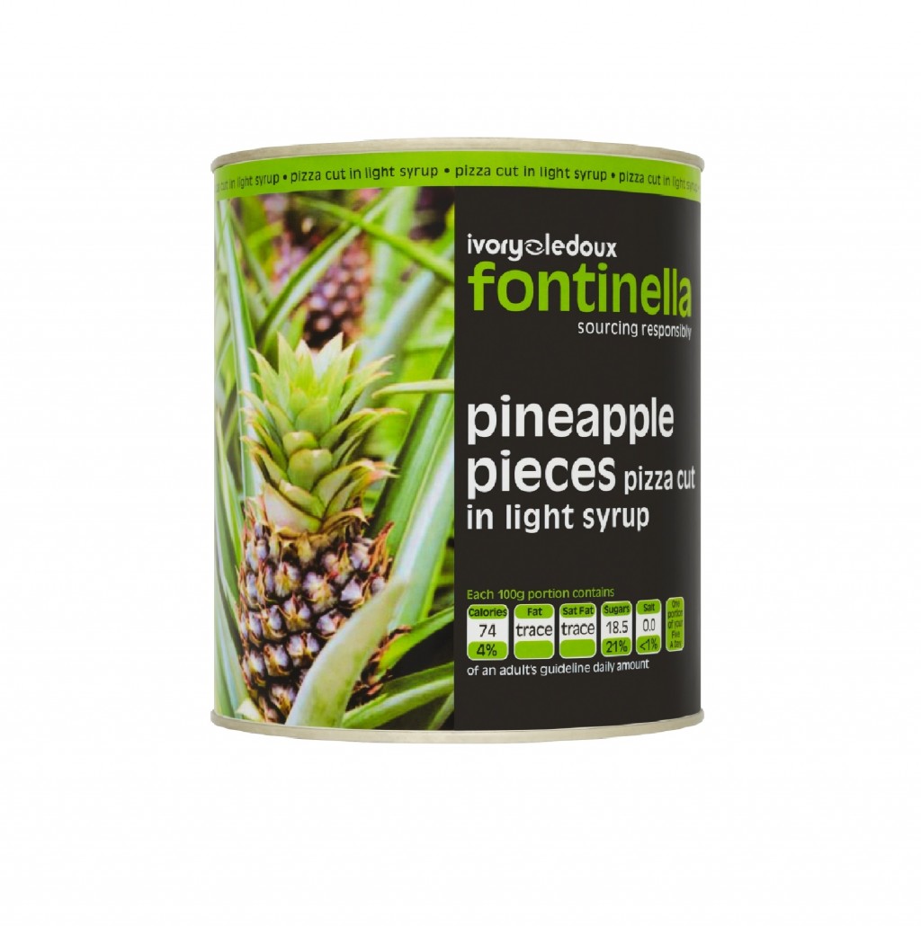 FONTINELLA Pineapple Pieces in Syrup