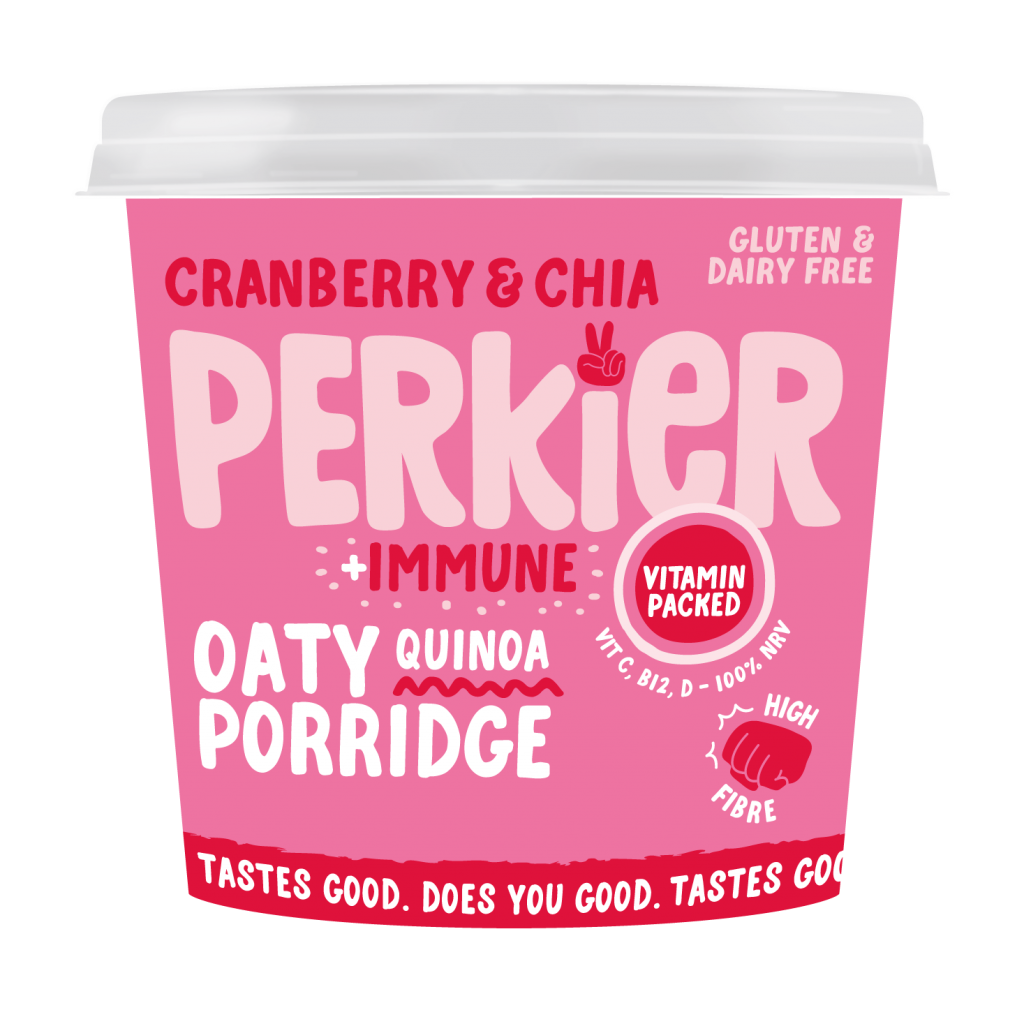 PERKIER Cranberry & Chia Quinoa Porridge Pots