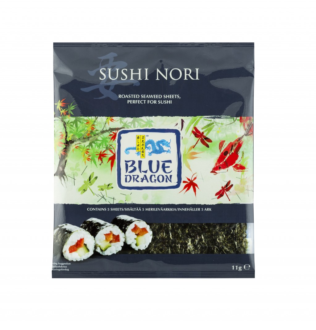 BLUE DRAGON Sushi Nori Sheets (Seaweed Sheets)