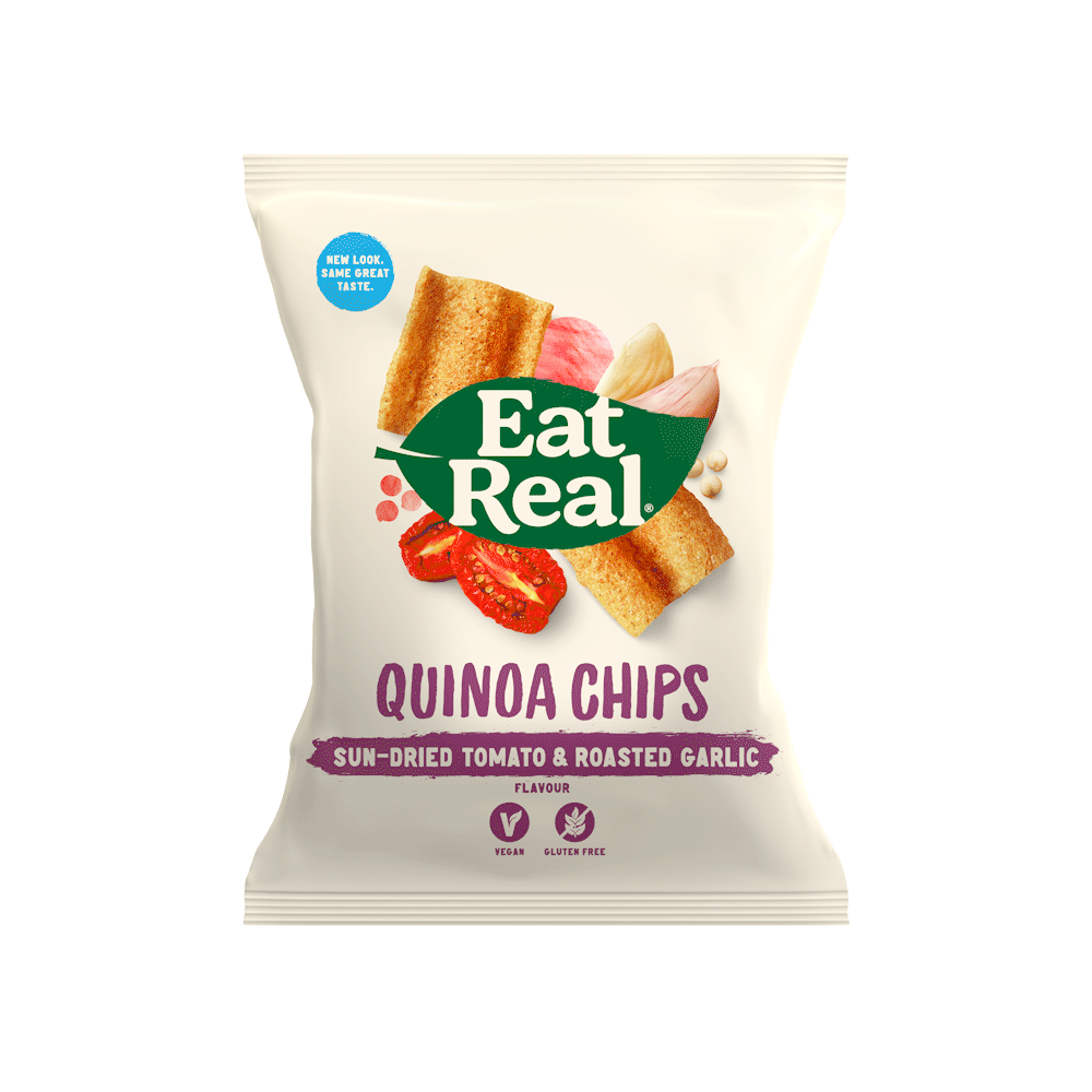 EAT REAL Quinoa Chips Sundried Tomato & Garlic