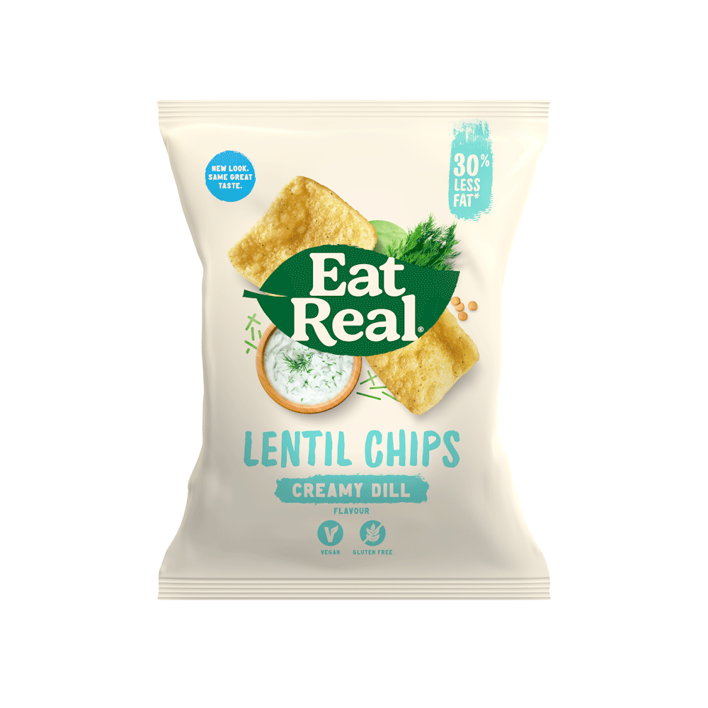 EAT REAL Lentil Chips Creamy Dill