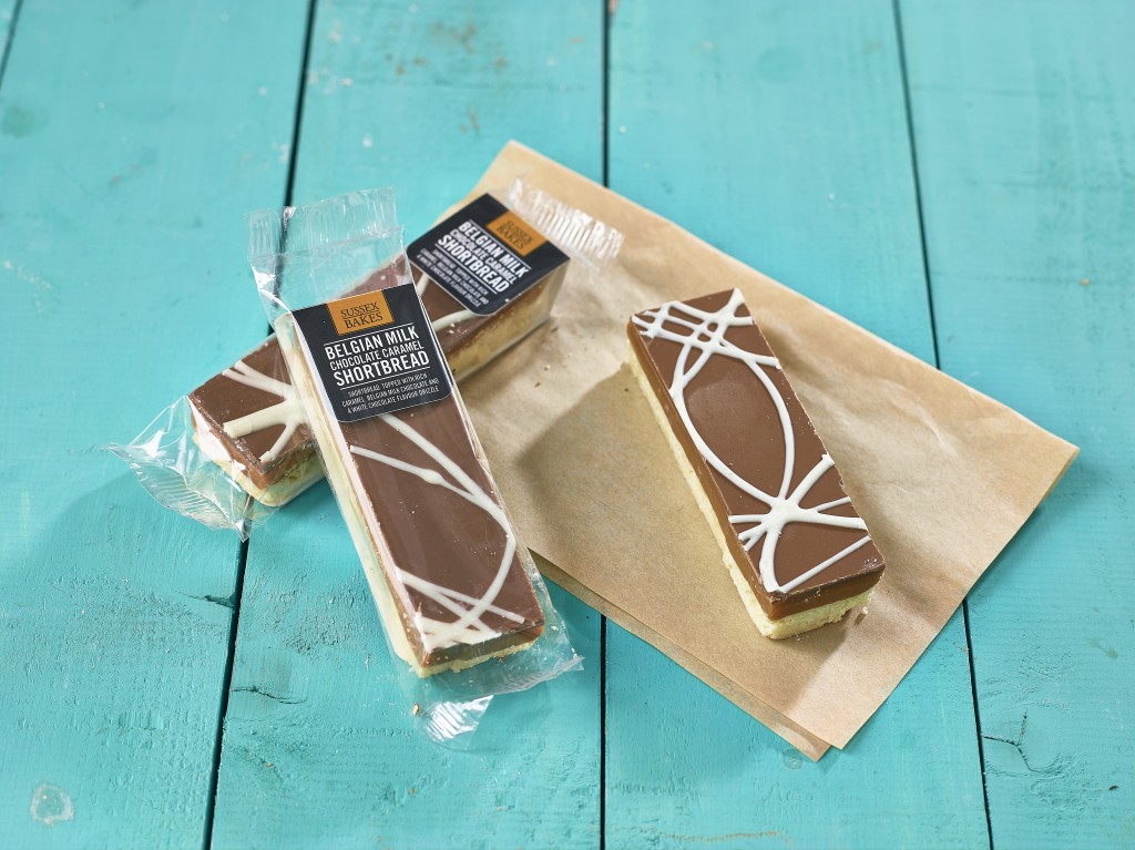 SUSSEX BAKES Individual Chocolate Caramel Shortbreads