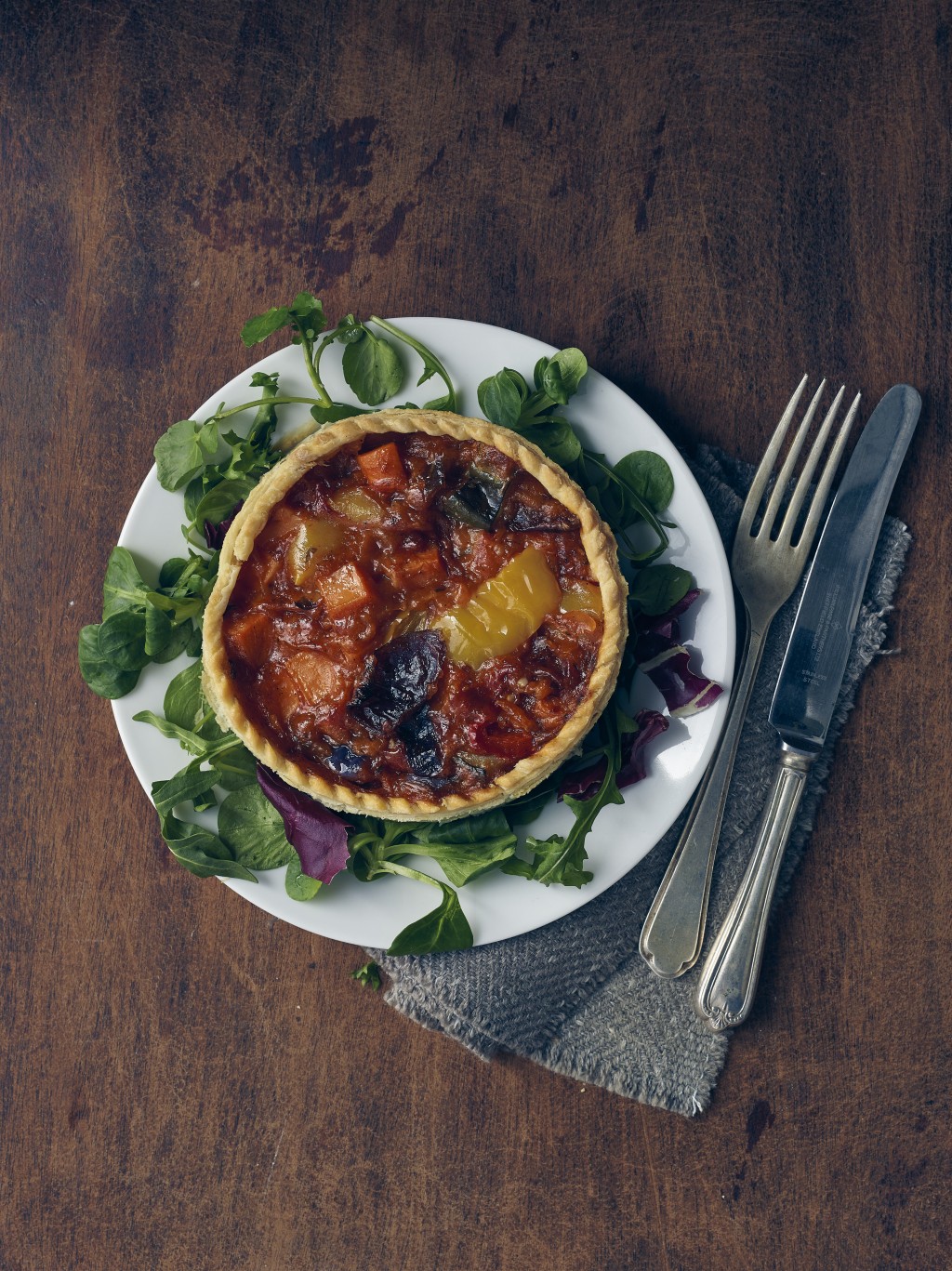 KENTISH MAYDE Roasted Vegetable Tart 