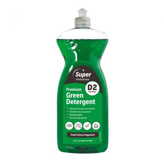 SUPER PROFESSIONAL Premium Green Washing Up Liquid (D2)