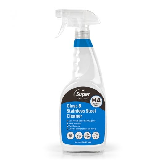 SUPER PROFESSIONAL Glass & Stainless Steel Cleaner (H4)
