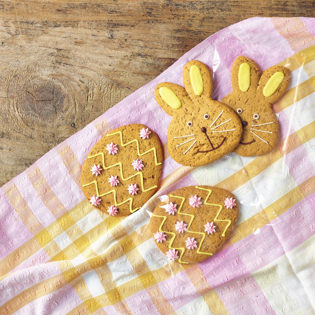 Easter Egg & Rabbit Gingerbread Cookies