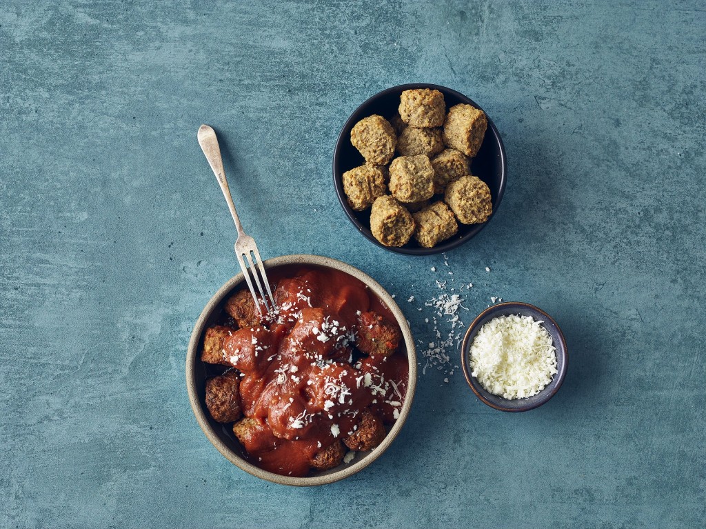 SQUEAKY BEAN Meatless Meatballs 