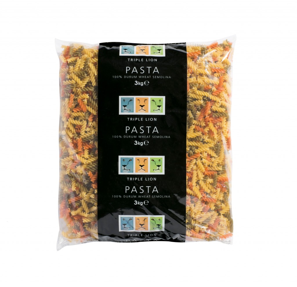 Tri Colour Pasta Twists (Fusilli)
