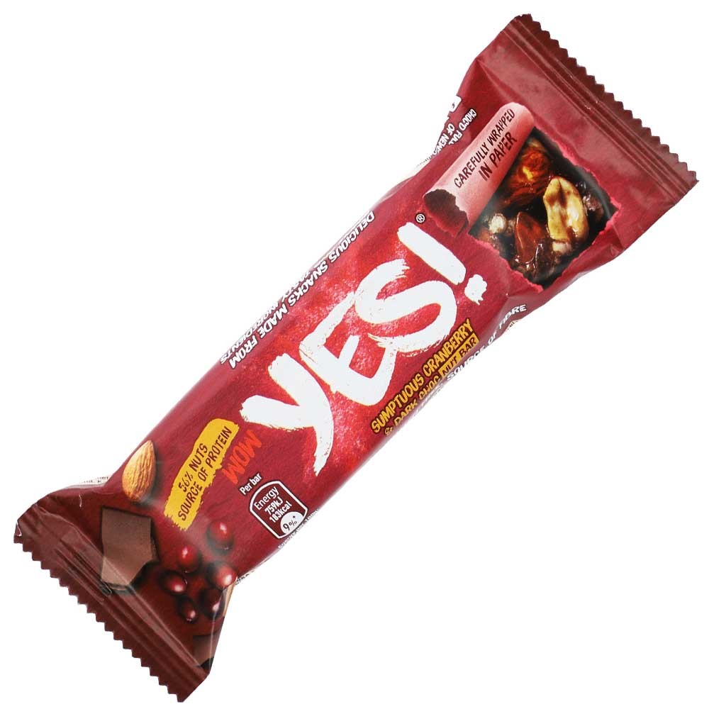 Yes Cranberry & Dark Chocolate Bar