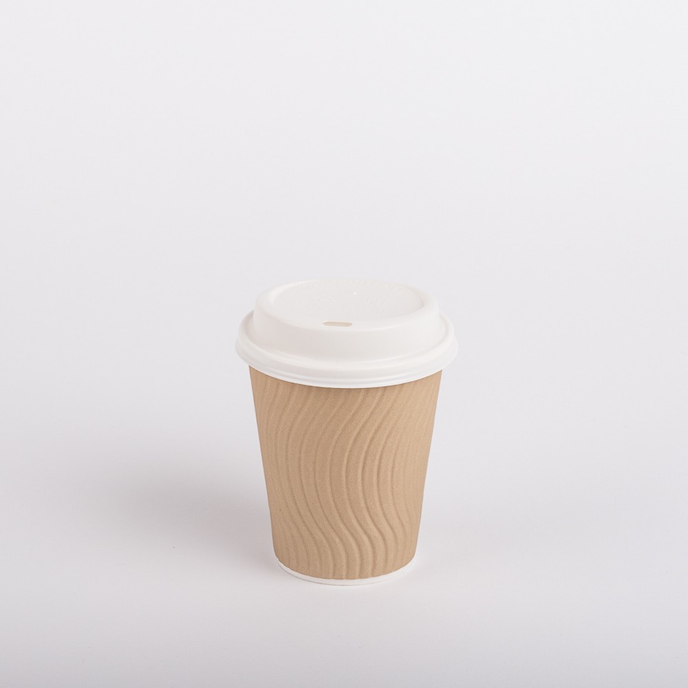8oz Brown Double Wall Coffee Cups
