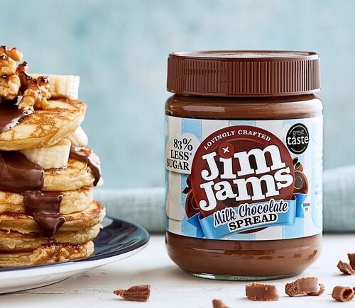 JIM JAMS Milk Chocolate Spread