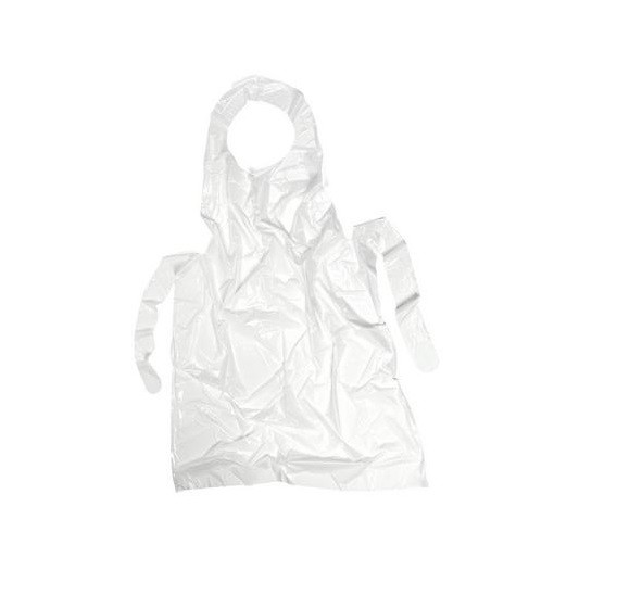 Polythene Apron - White