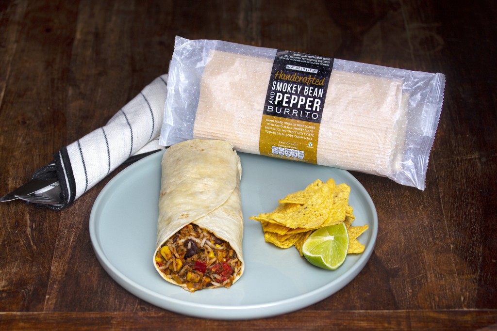 THE INVISIBLE CHEF Smokey Bean & Pepper Burrito