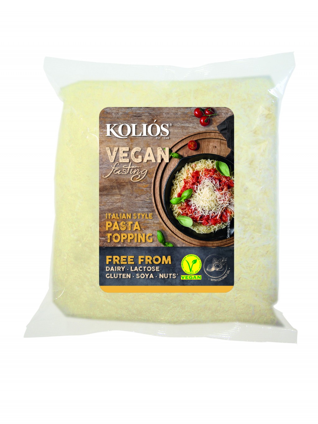 KOLIOS Vegan Grated Pasta Topping