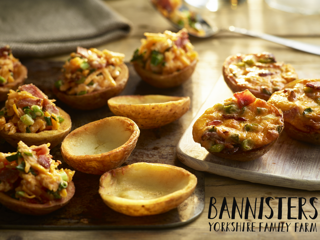 BANNISTERS FARM Baked Potato Skins