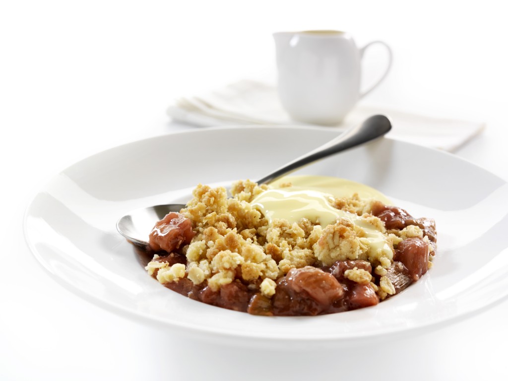 MADEMOISELLE DESSERTS Individual Rhubarb Crumble
