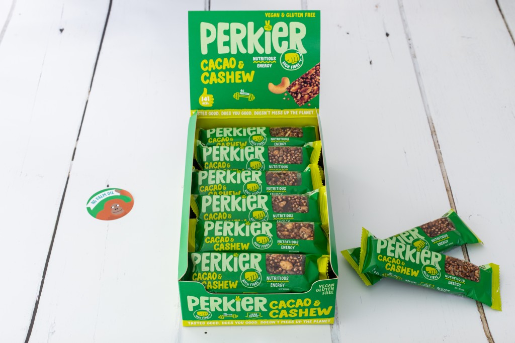 Perkier Cacao & Cashew Quinoa Bar