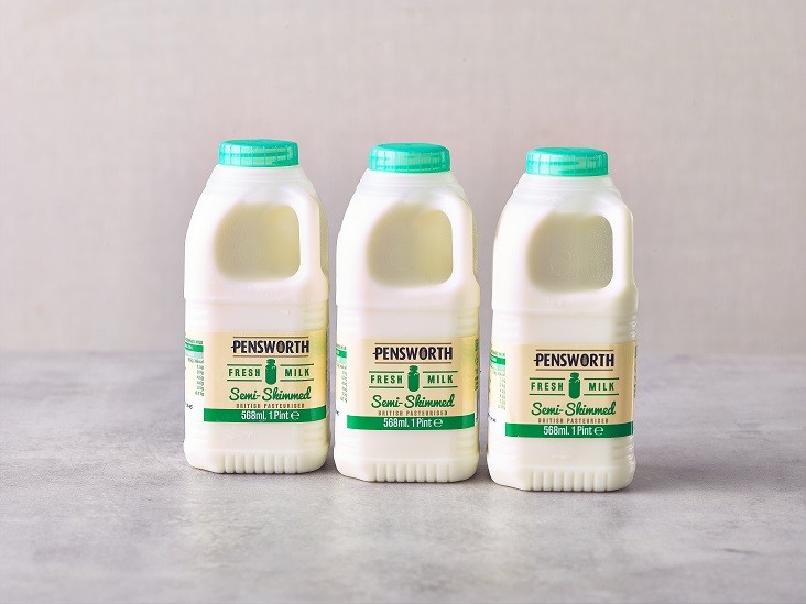 PENSWORTH Semi-Skimmed Milk (Green)