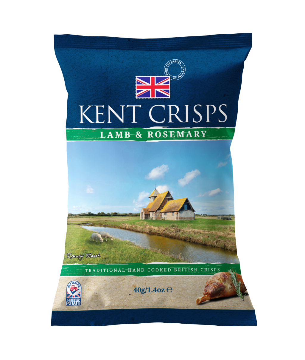 KENT CRISPS Lamb & Rosemary Crisps