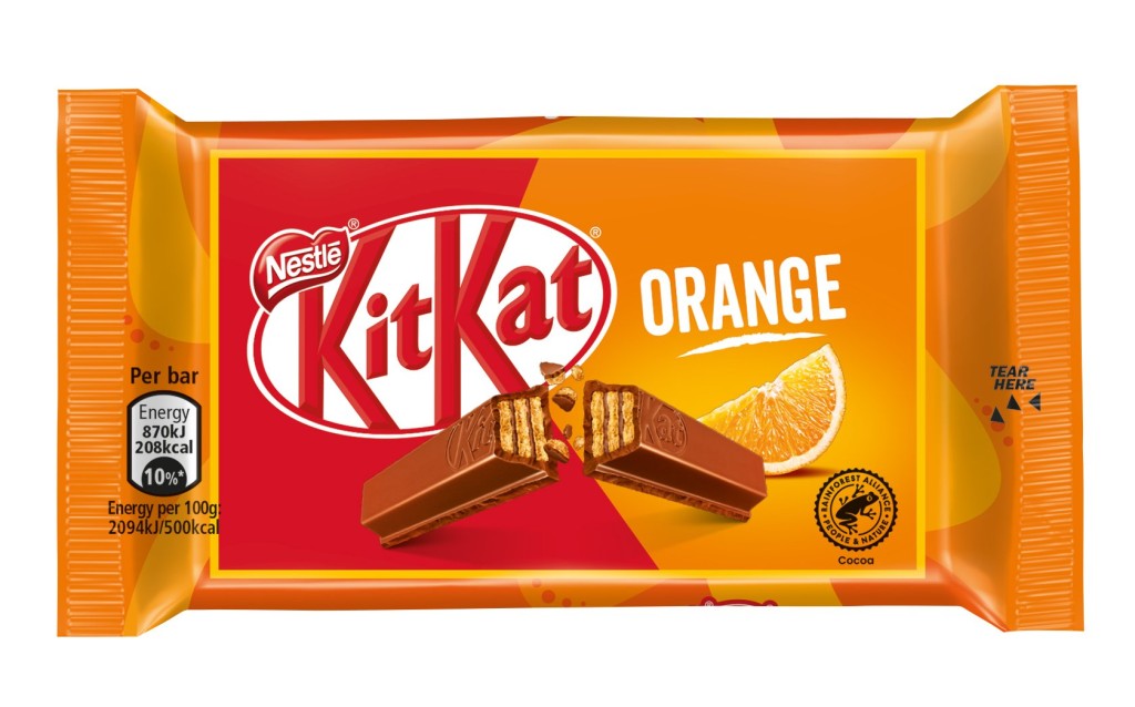 Kit Kat Orange 4 Finger