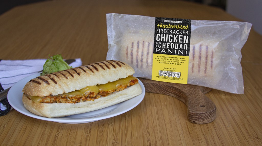 THE INVISIBLE CHEF Firecracker Chicken & Cheddar Panini