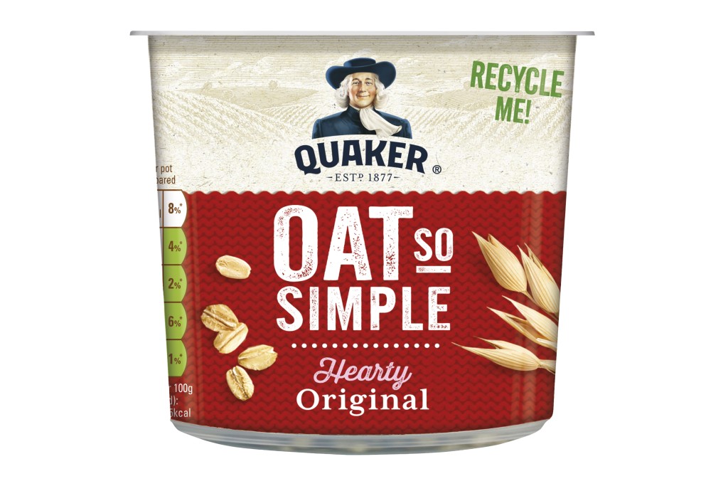 QUAKER Oat So Simple Original Porridge Pots