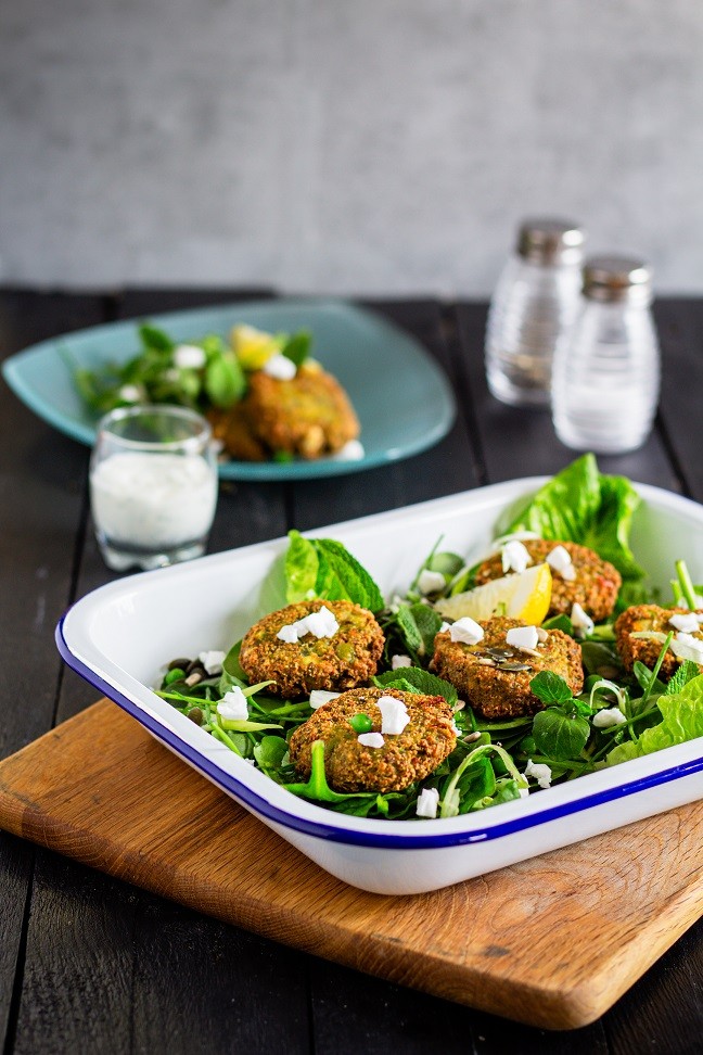 PARAMOUNT Pea & Mint Fritters