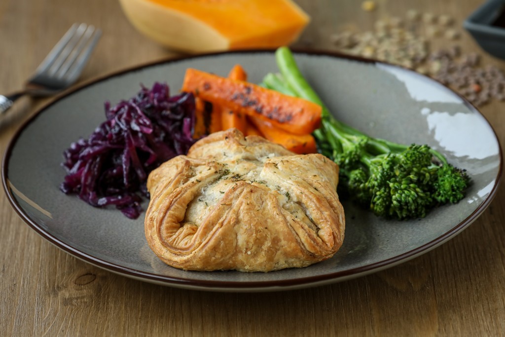 SCHEFF FOODS Butternut Squash, Lentil & Almond Wellingtons