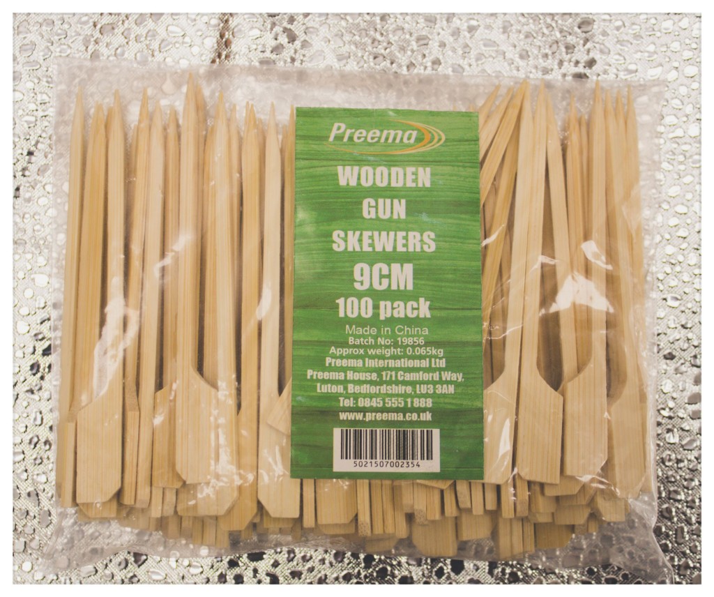 9cm Wooden Gun Skewers