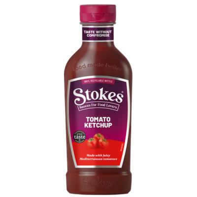 STOKES Real Tomato Ketchup (Squeezy)