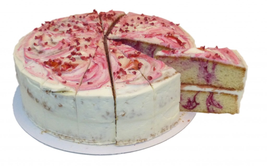 SUSSEX BAKES Raspberry Ripple Cake