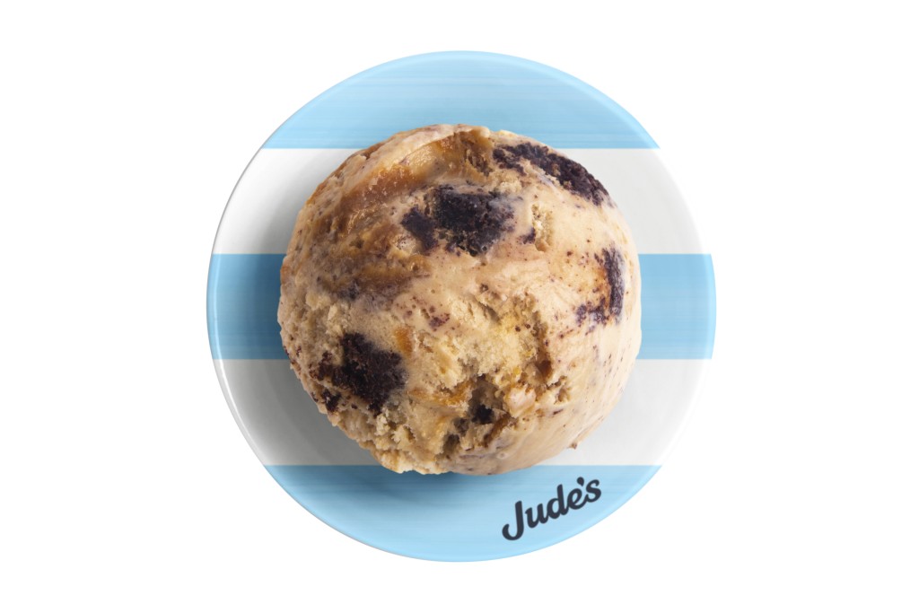 JUDES Caramel Cookie Dough Brownie Ice Cream