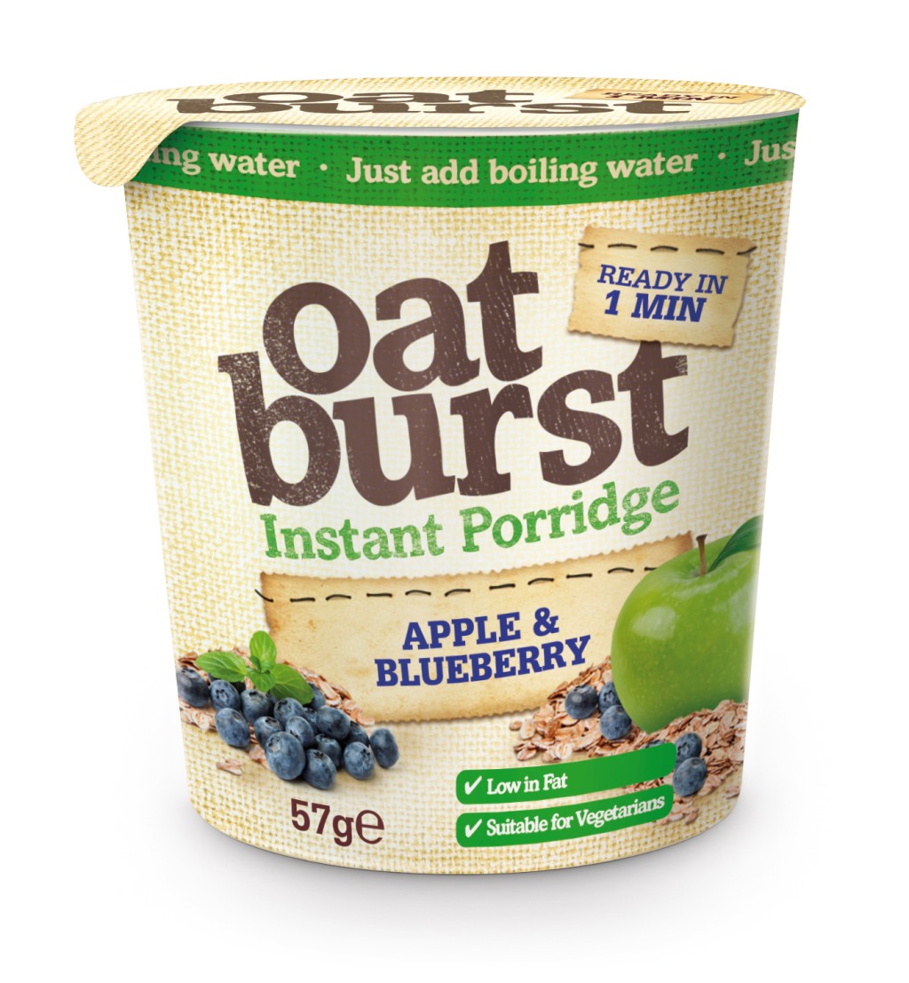 OATBURST Apple & Blueberry Porridge Pot