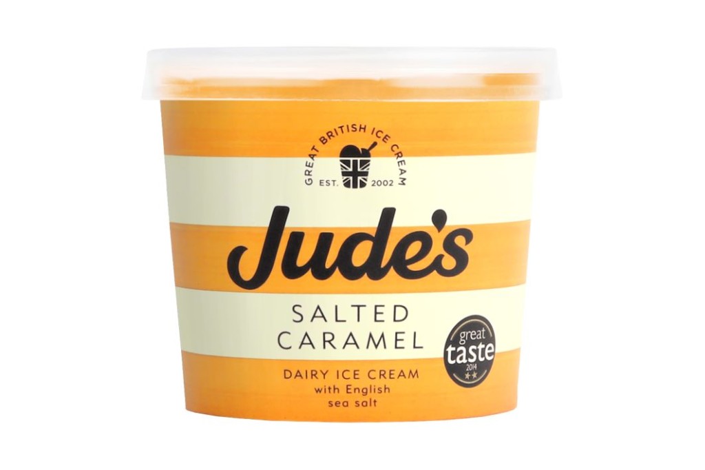 JUDE'S Salted Caramel Ice Cream Tub