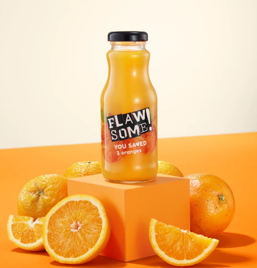 FLAWSOME! Orange Cold-Pressed Juice (Glass Bottle)